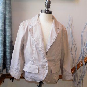 LAST CALL: LA VITA Khaki Blazer Size Small